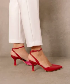 ALOHAS Shoes Cinderella Lipstick Red Magenta 14 ALOHAS Shoes Cinderella Lipstick Red Magenta