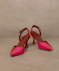 ALOHAS Shoes Cinderella Lipstick Red Magenta 20 ALOHAS Shoes Cinderella Lipstick Red Magenta