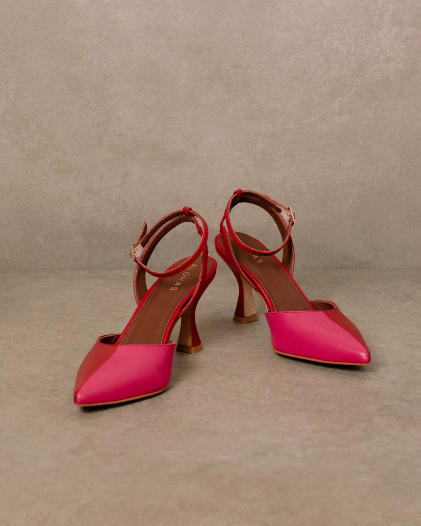 ALOHAS Shoes Cinderella Lipstick Red Magenta 10 ALOHAS Shoes Cinderella Lipstick Red Magenta