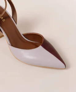 ALOHAS Shoes Cinderella Mauve Wine Burgundy