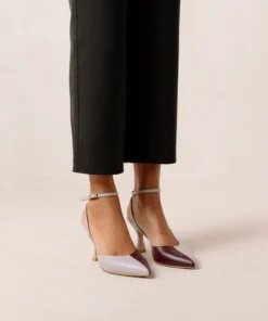 ALOHAS Shoes Cinderella Mauve Wine Burgundy