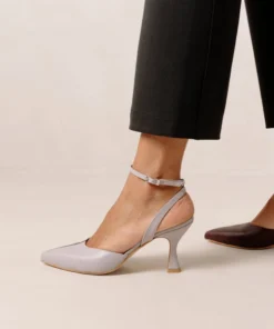 ALOHAS Shoes Cinderella Mauve Wine Burgundy