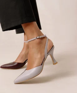 ALOHAS Shoes Cinderella Mauve Wine Burgundy