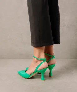 ALOHAS Cinderella Neon Green Shoes