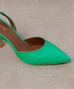 ALOHAS Cinderella Neon Green Shoes