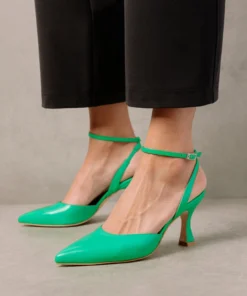 ALOHAS Cinderella Neon Green Shoes