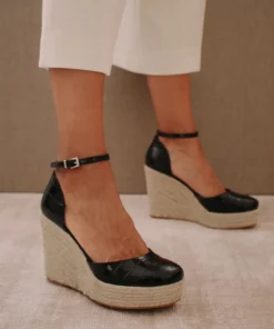 ALOHAS Shoes Clara Sunset Black Croco