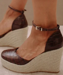 ALOHAS Clara Sunset Brown Croco