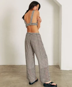 ALOHAS Cliffhanger Pants Monogram Black Nutmeg Clothing