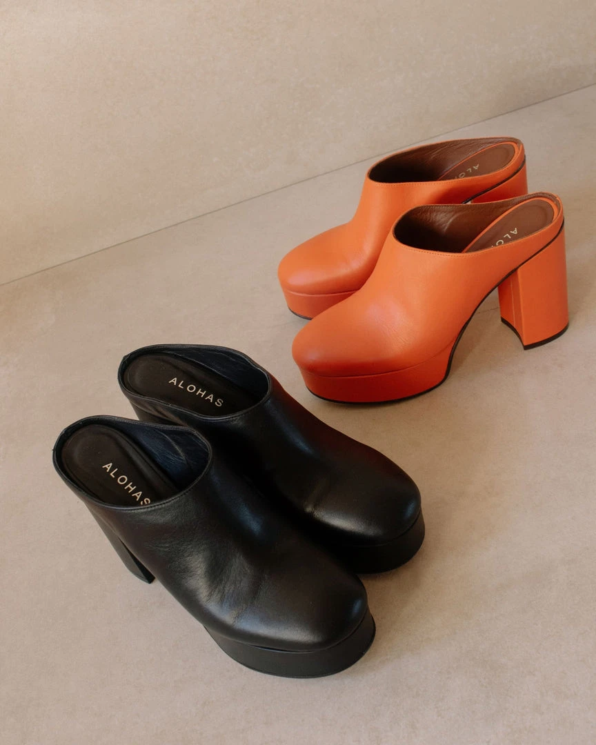 ALOHAS Shoes Clock Out Black 5 ALOHAS Shoes Clock Out Black