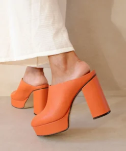 ALOHAS Clock Out Pomelo Orange Shoes