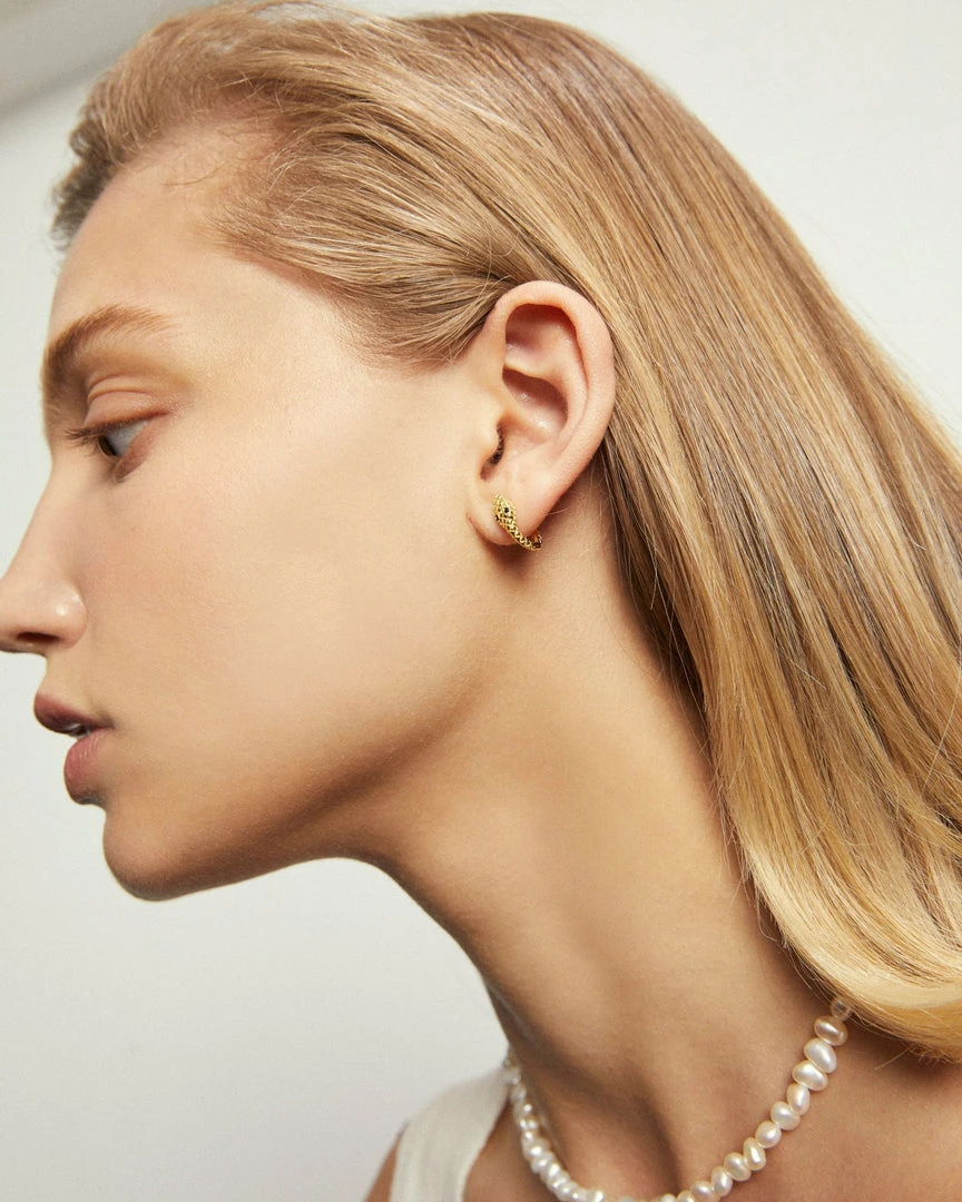 ALOHAS Cobra Earrings Gold 5 ALOHAS Cobra Earrings Gold