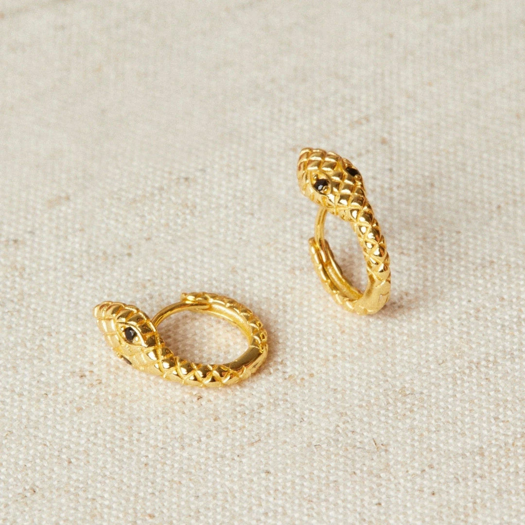 ALOHAS Cobra Earrings Gold 3 ALOHAS Cobra Earrings Gold