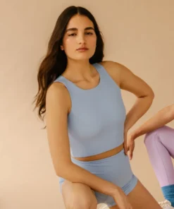 TheManola Core Top Cloud Blue Clothing