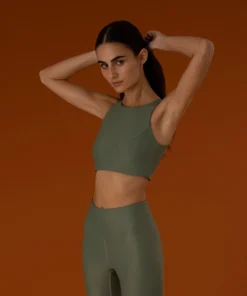 TheManola Clothing Core Top Green Army