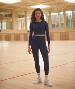 TheManola Core Triangle Back Long Top Deep Blue