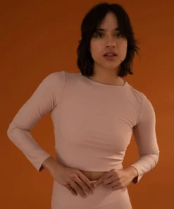 TheManola Core Triangle Back Long Top Rose Clothing