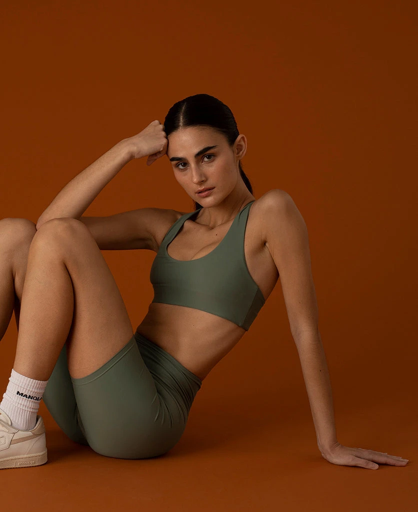 TheManola Core Twist Bra Green Army Clothing 4 TheManola Core Twist Bra Green Army Clothing