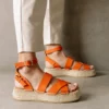 ALOHAS County Pomelo Orange Espadrilles Shoes