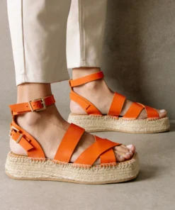 ALOHAS County Pomelo Orange Espadrilles Shoes