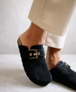 ALOHAS Cozy Black Suede