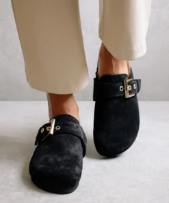ALOHAS Cozy Black Suede