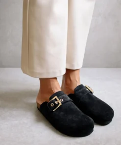 ALOHAS Cozy Black Suede