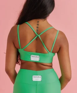 TheManola Crossed Back Top Emerald Clothing