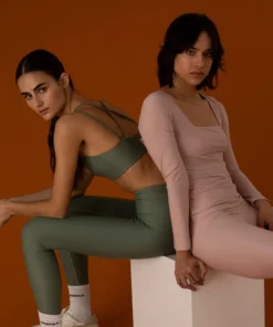 TheManola Crossed Back Top Green Army Clothing