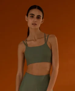 TheManola Crossed Back Top Green Army Clothing