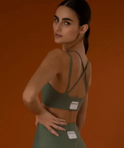 TheManola Crossed Back Top Green Army Clothing