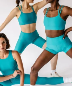 TheManola Clothing Crossed Back Top Persian Green