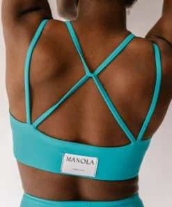 TheManola Clothing Crossed Back Top Persian Green