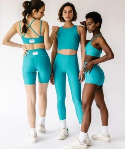 TheManola Clothing Crossed Back Top Persian Green