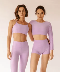 TheManola Crossed Back Top Purple Clothing