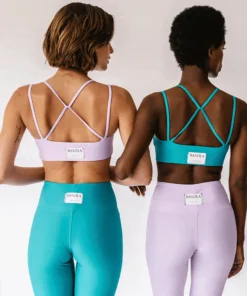 TheManola Crossed Back Top Purple Clothing