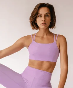 TheManola Crossed Back Top Purple Clothing