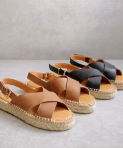 ALOHAS Crossed Camel Shoes