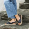 ALOHAS Crossed Linen Navy