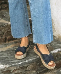 ALOHAS Crossed Linen Navy