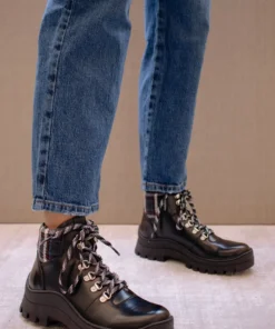 ALOHAS Shoes Danny Black Check