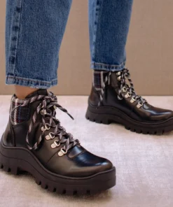 ALOHAS Shoes Danny Black Check