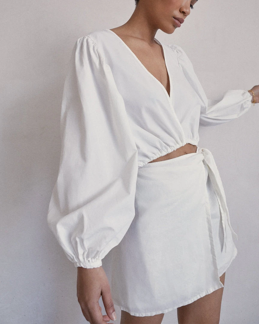 ALOHAS Dazzling Off White Blouse Clothing 1 ALOHAS Dazzling Off White Blouse Clothing