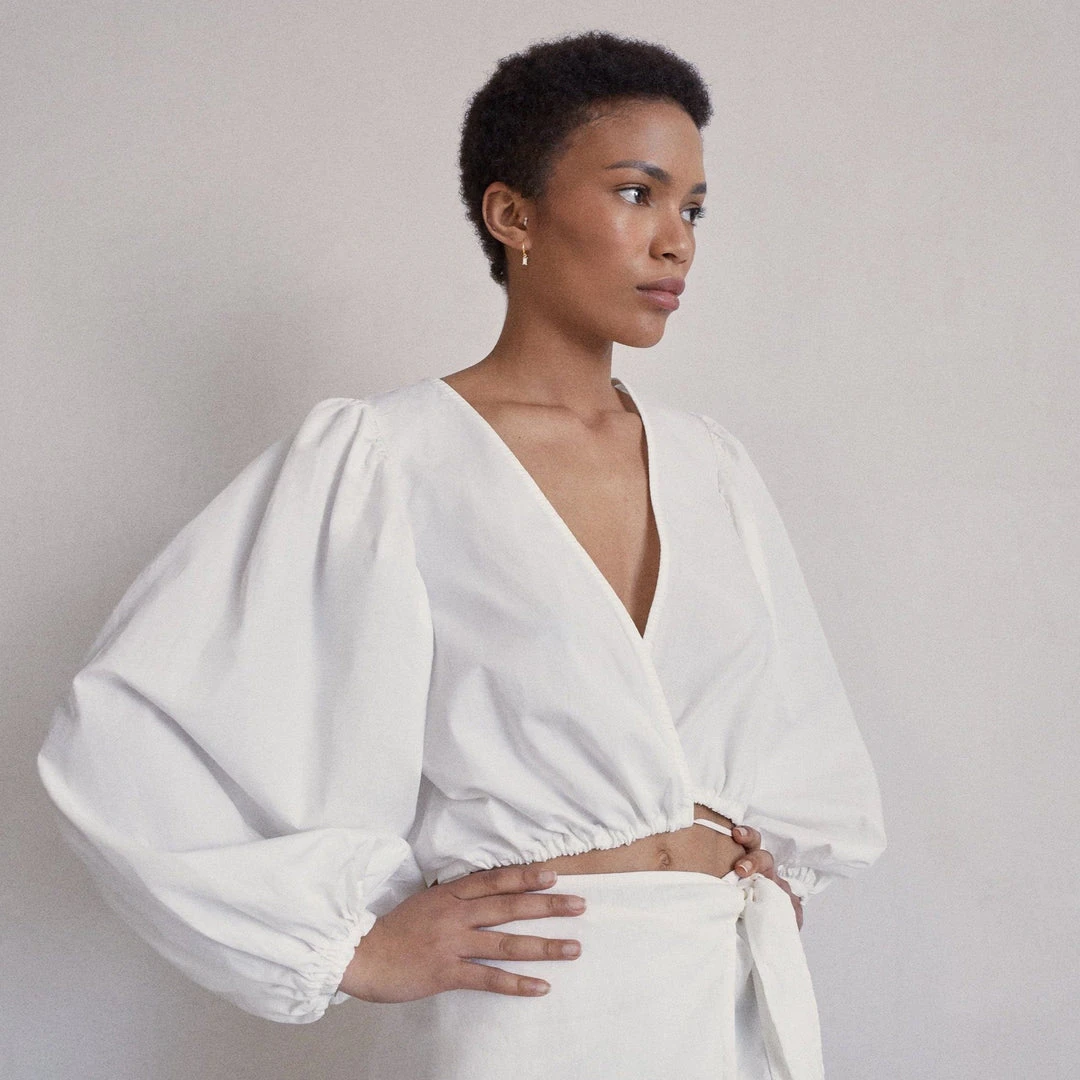 ALOHAS Dazzling Off White Blouse Clothing 3 ALOHAS Dazzling Off White Blouse Clothing