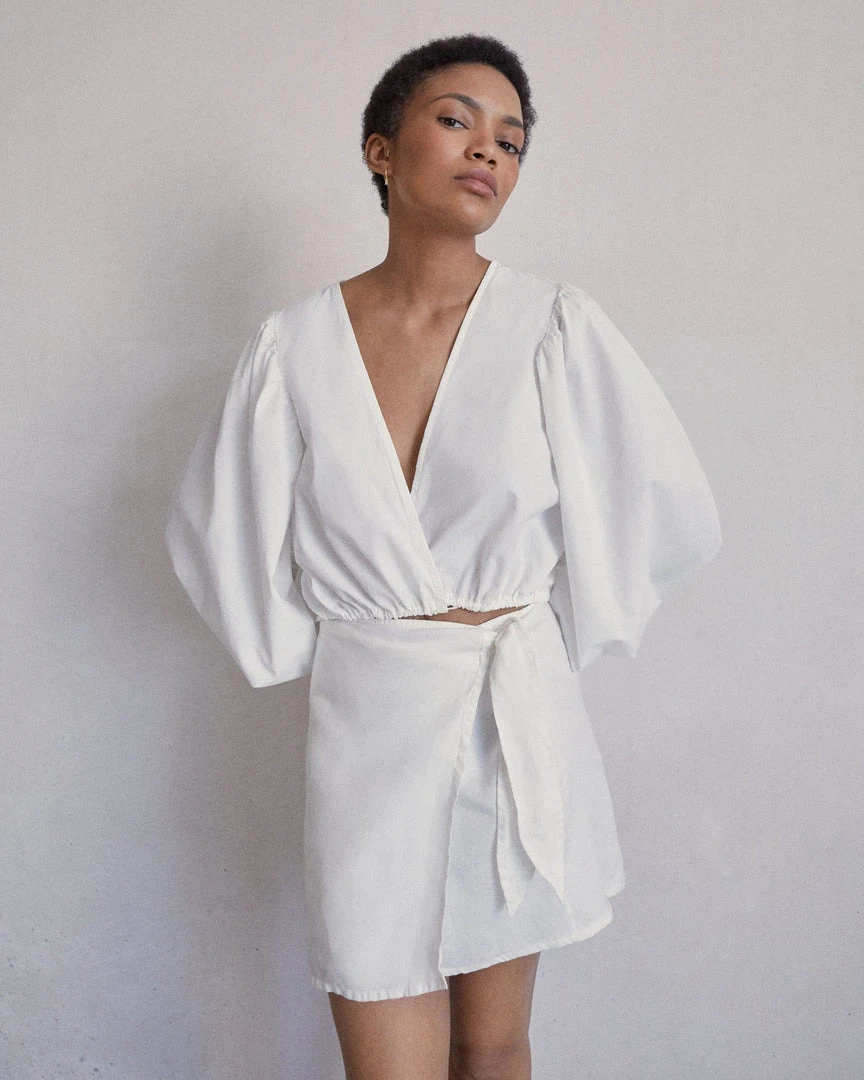 ALOHAS Dazzling Off White Blouse Clothing 2 ALOHAS Dazzling Off White Blouse Clothing