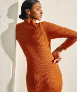 ALOHAS Donna Dress Clementine Orange Clothing