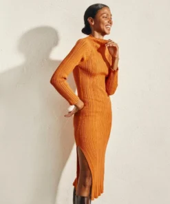 ALOHAS Donna Dress Clementine Orange Clothing