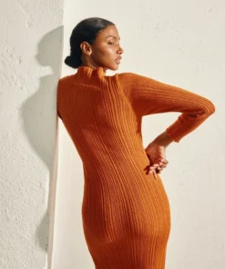 ALOHAS Donna Dress Clementine Orange Clothing