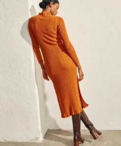 ALOHAS Donna Dress Clementine Orange Clothing