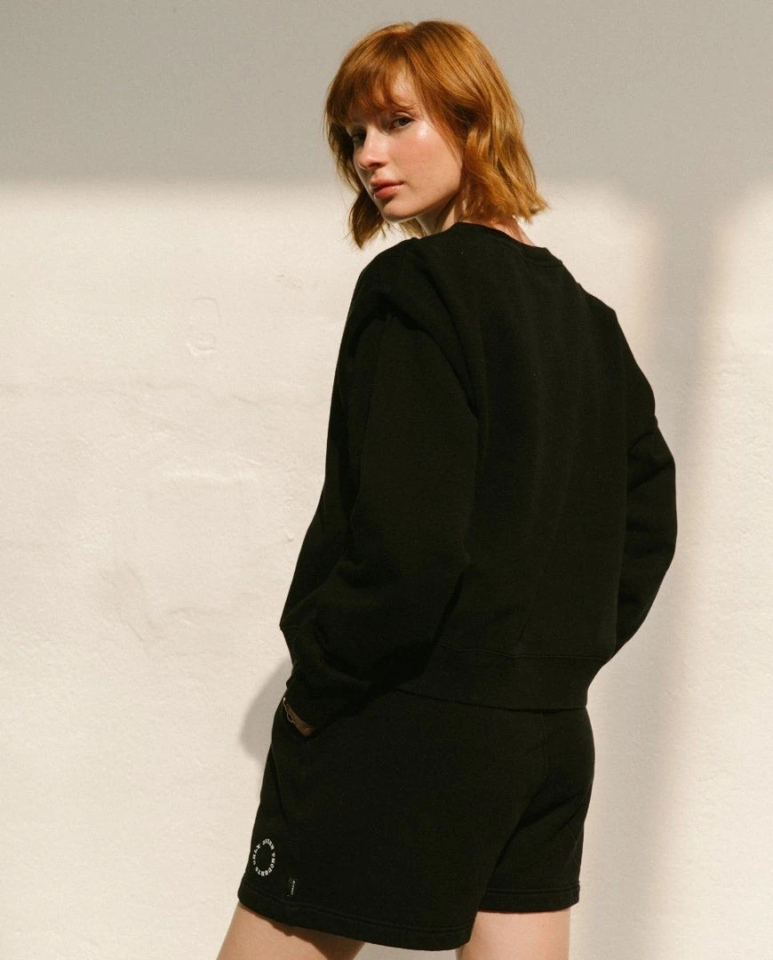 ALOHAS Doppio Sweatshirt Black 2 ALOHAS Doppio Sweatshirt Black